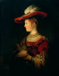 Portrait de Saskia van Uylenburgh (1612-42)